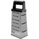 Ralador 4 Faces 22cm De Altura Quadrado Preto Aço Inox Mimo Style